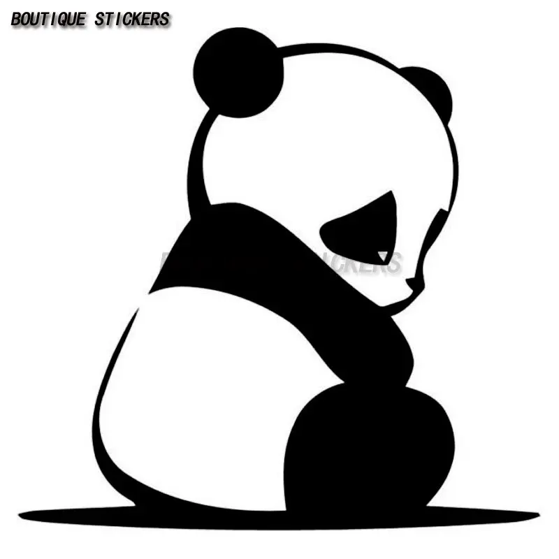 

Panda Car Sticker Waterproof PVC Sticker Laptop Computer Guitar Motorcycle Car Decoration Accessories Cover Scratches