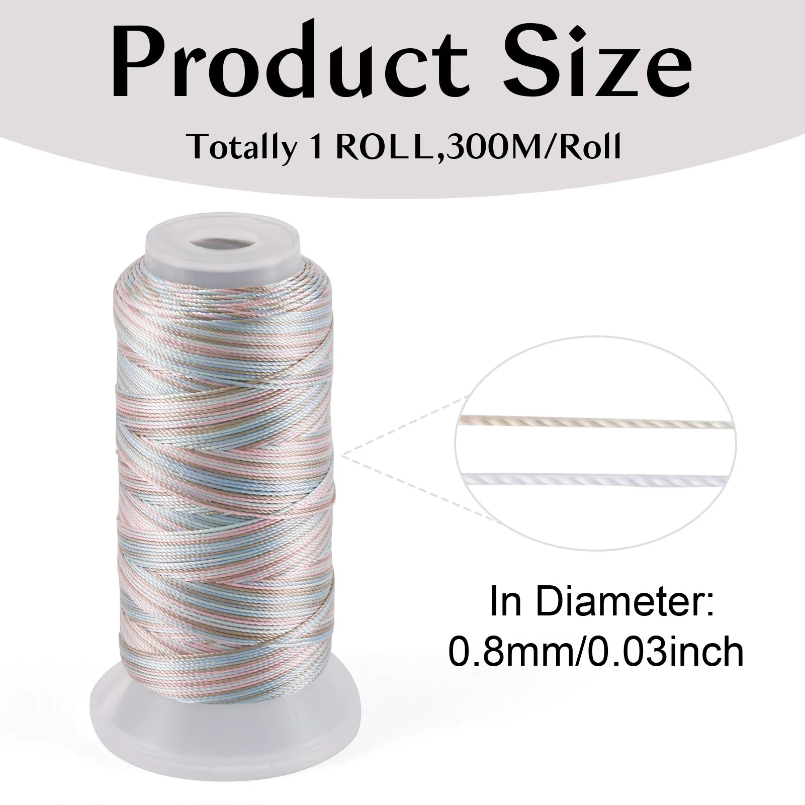 Embroidery Thread Variegated Machine Hand Sewing Quilting Overlocking 12  Spools