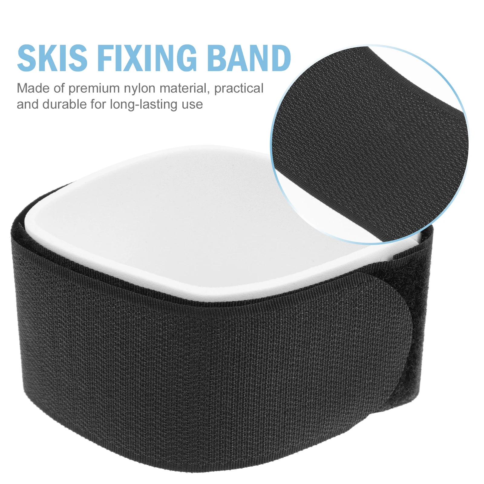6 Pcs Ski Strap Board Accessories Skis Accessory Snowboard Fixing Sled Skiing Supplies Belt Nylon Transport Sledge 6