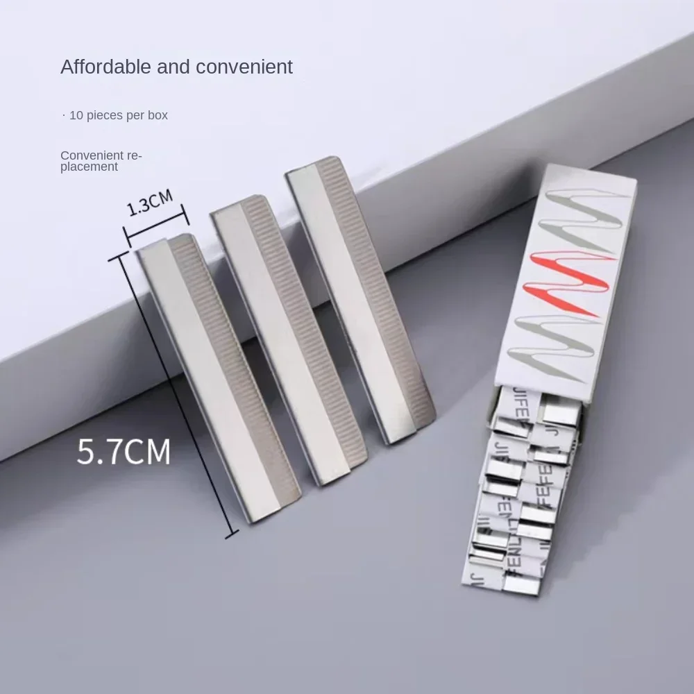 Eyebrow Trimming Professional Hair Cutting Razor Knife Stainless Steel Multi-function Sharp Feather Blade Makeup Tool 100Pcs/Lot