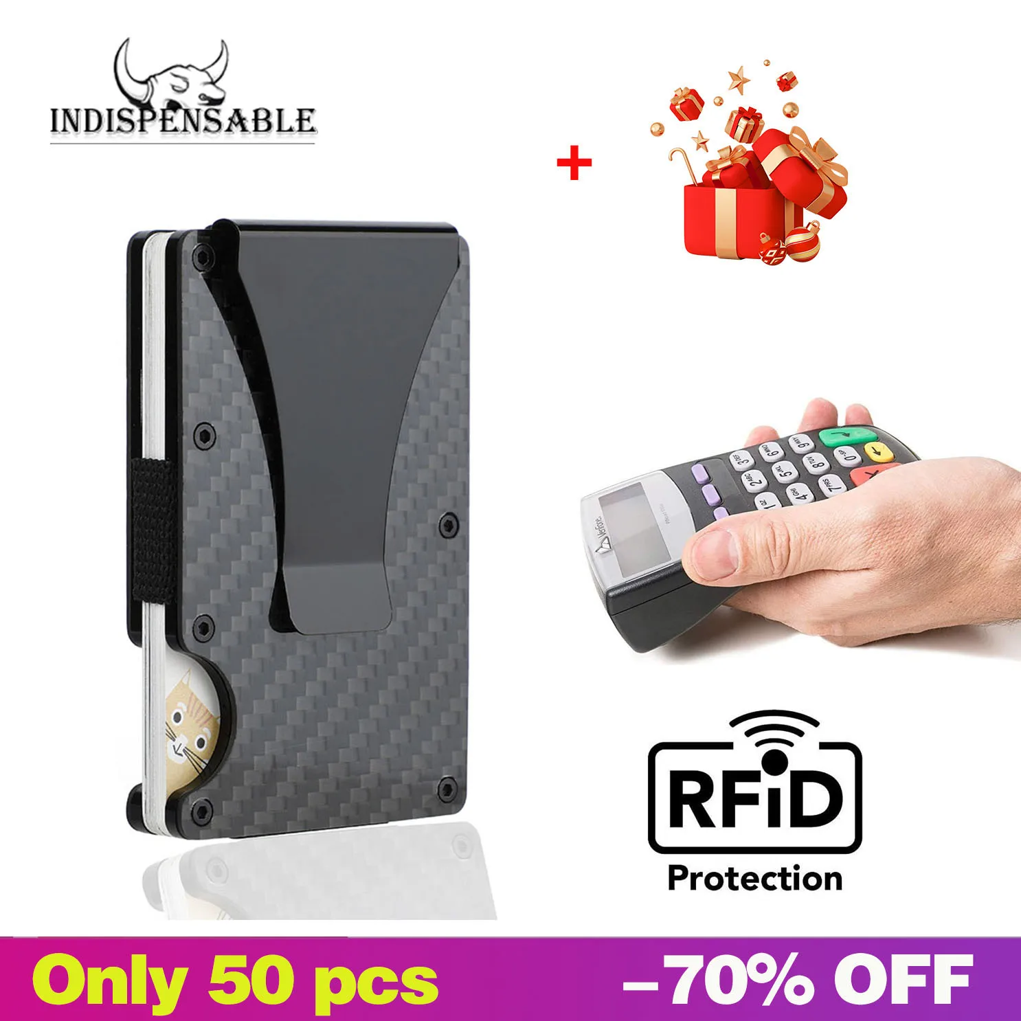 Credit Card Holder Metal Money Clip Wallet Cardholder Aluminium Case Coin Tray Montblanc
