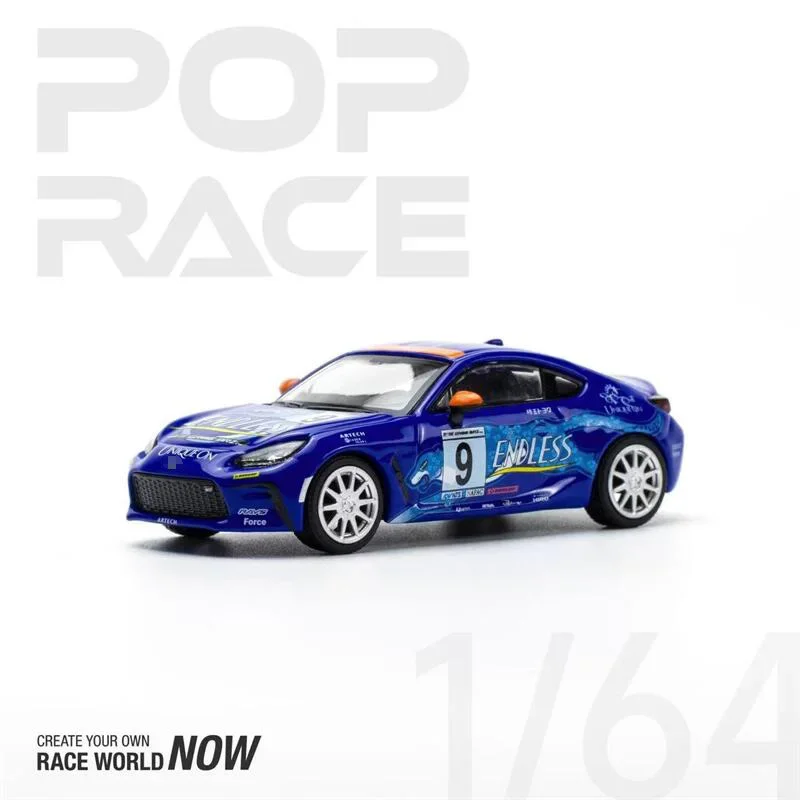 

(Pre-order) Pop Race 1:64 GR86 ENDLESS #9 BLUE Diecast Model Car