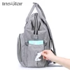 Insular Brand Nappy Backpack Bag Mummy Large Capacity Stroller Bag Mom Baby Multi-function Waterproof Outdoor Travel Diaper Bags 4