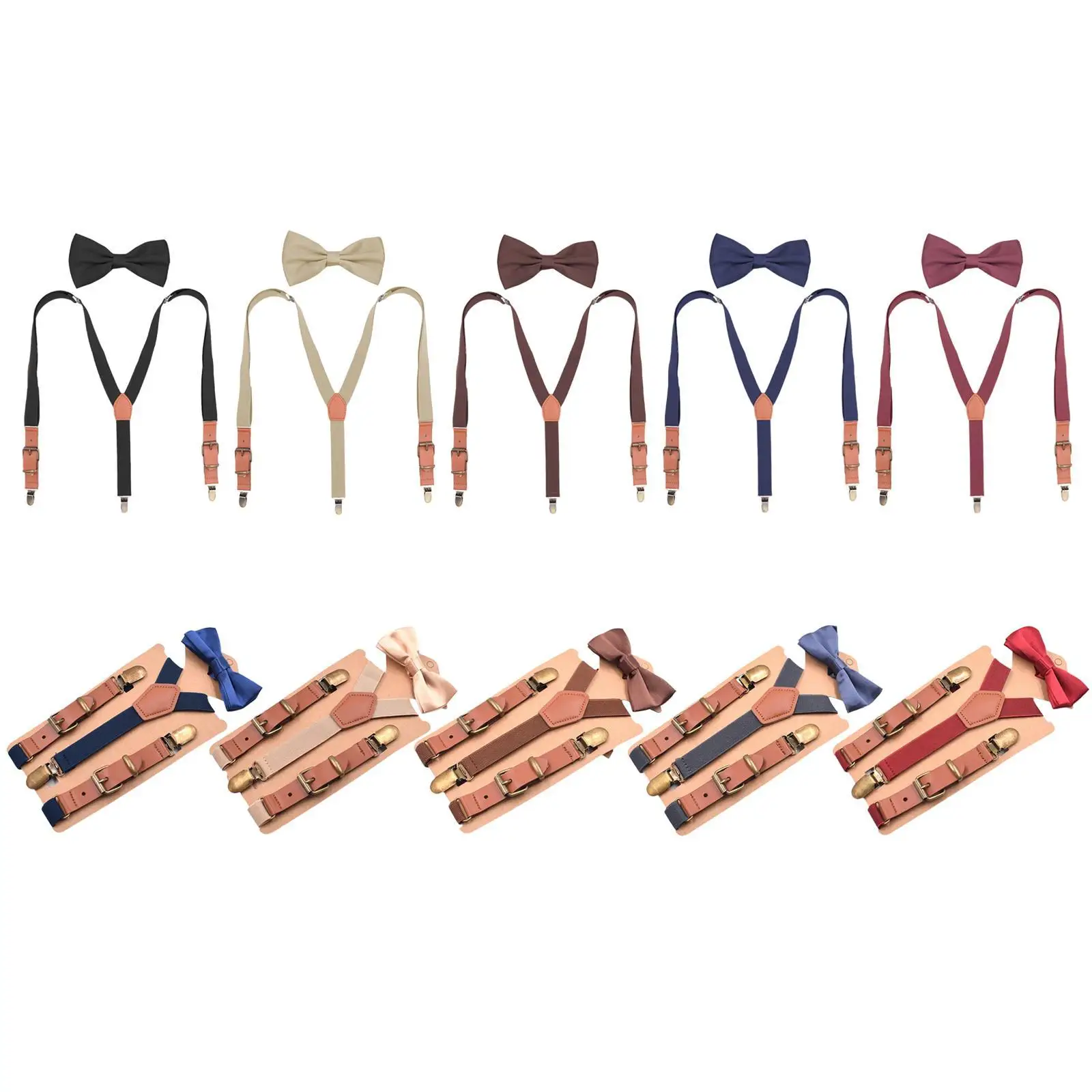 Kids Suspenders Trouser Pants Braces for Party Wedding Groomsmen Formal Costume