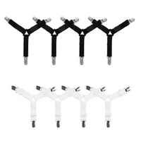 Attaches de drap de lit, sangles élastiques réglables, Clips de préhension pour matelas, support de drap de lit, organisateur pour housse de matelas, 4 pièces 6