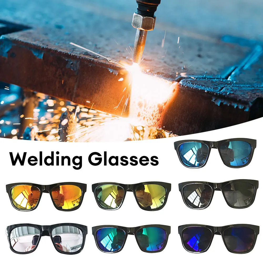 Gas Welding Electric Welding Polishing Dustproof Goggles Labour Protective Eyewear Sunglasses Anti Impact Anti Glare Glasses