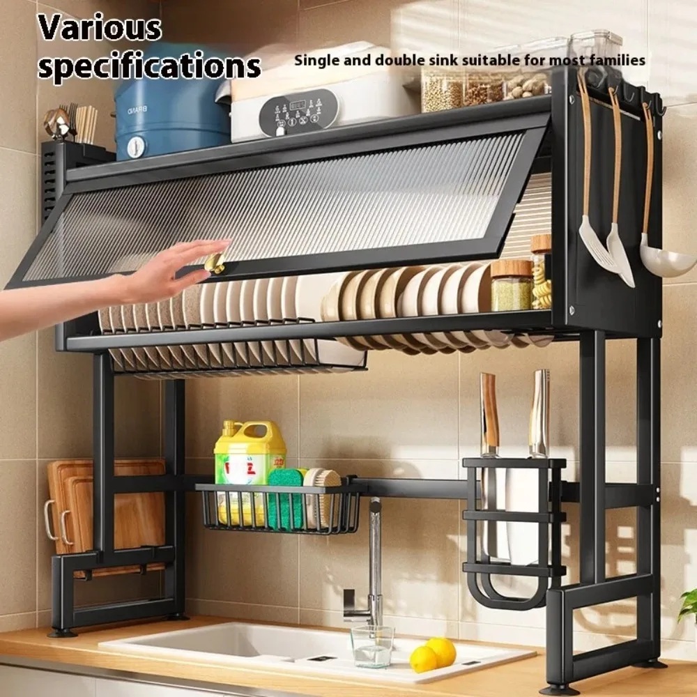 Dish Drying Rack Kitchen Storage Cabinet Over The Sink Dish Drying Rack Multi Organizer Cabinets Sink Racks Kitchen Storage Cabinet Kitchen Stainless Steel Drain Shelf