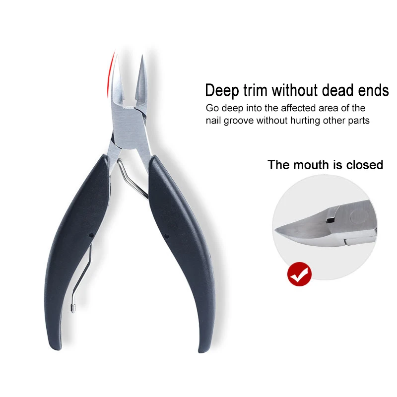 Portable Nail Cutters Clippers Anti-slip Resin Handle Design Gift for Birthday Day or Holiday