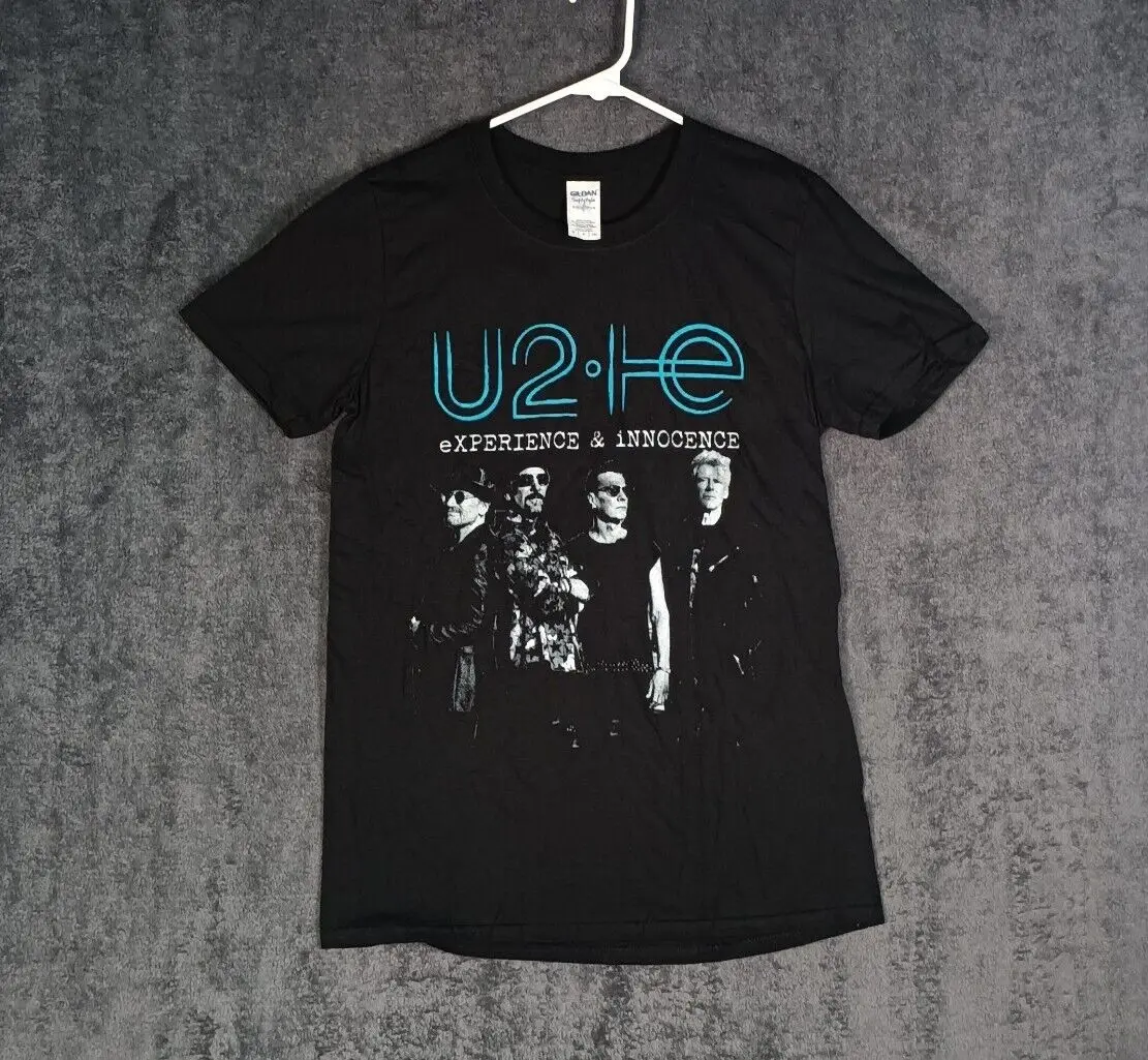 Camicia U2 Da Uomo Piccola Esperienza Nera Innocence Tour Double Sided 2018