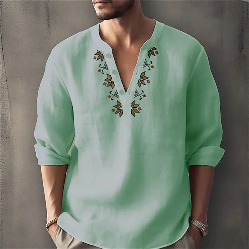 Рисунок 2 - Мужской однотонный пуловер с длинным рукавом