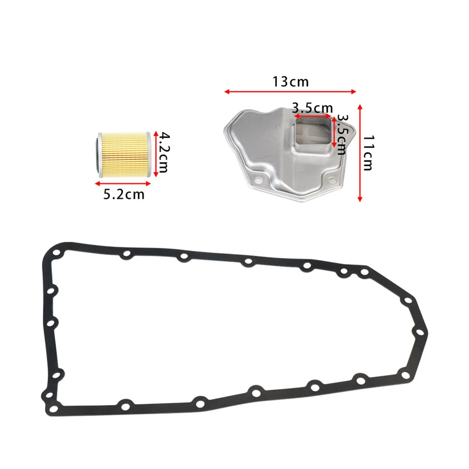 Transmission Filter Set Transmission Valves Pan Gasket Oil Strainer Oil Filter and Gasket Set 2824A006 Jf011E automatic transmission fluid filter