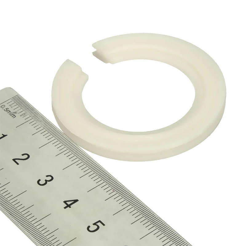 Pack of 10 Lamp Shade Reducing Ring Adapters, E27 to E14 Socket Conversion, White