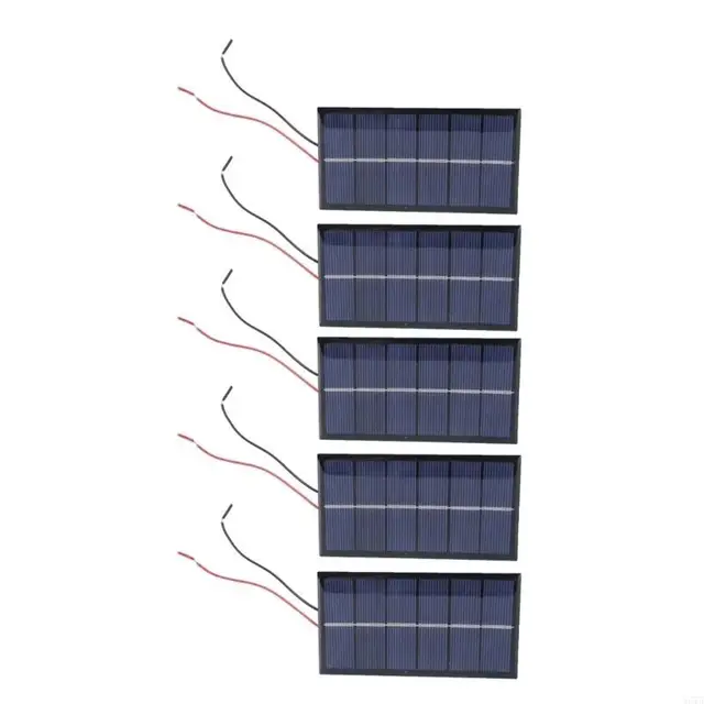 3.0V 220MA Solar Panel Dripping Glues Plate With Wire Solar Systems Module for Science And Technology Products Enduring 3