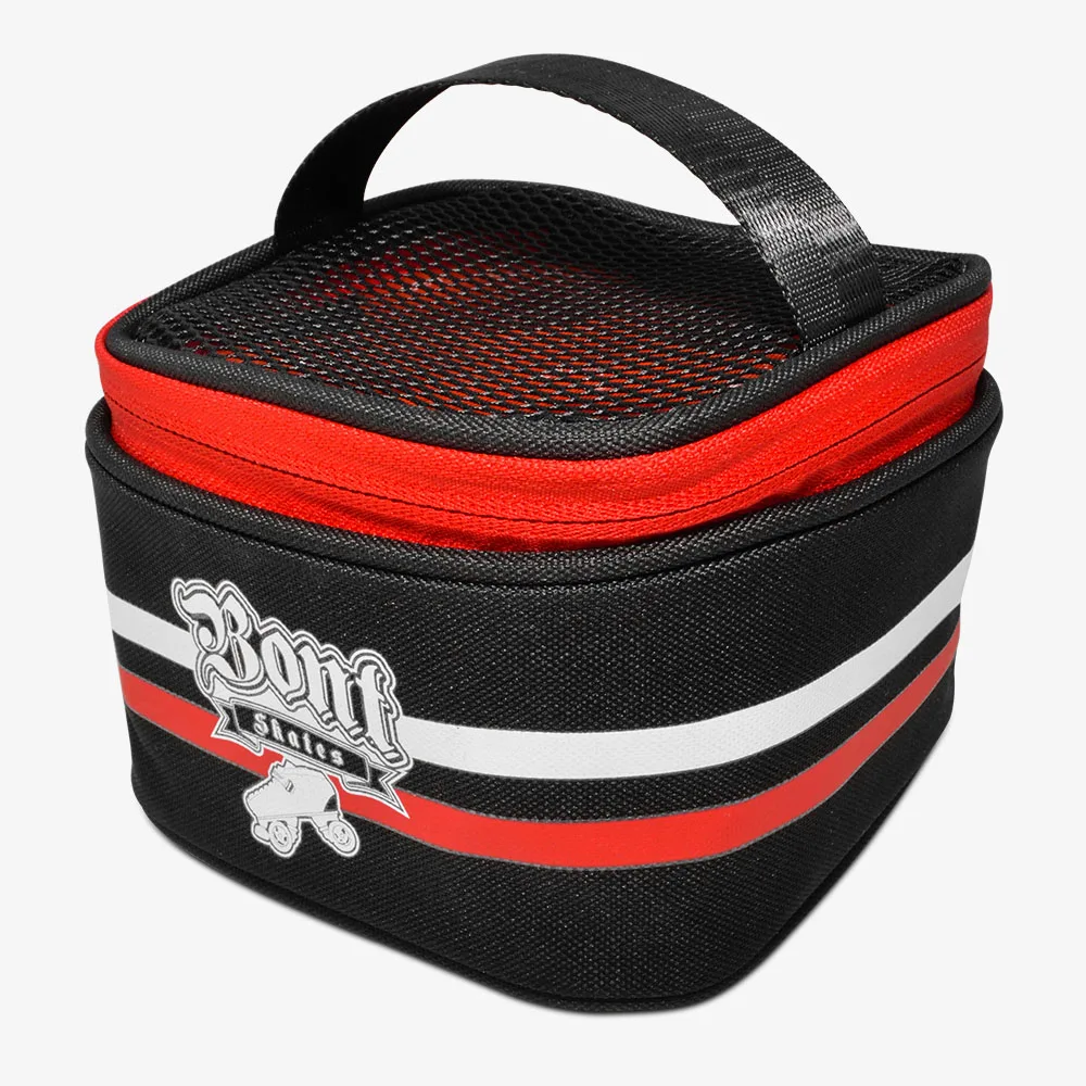 Bolsa de ruedas Quad BONT 100% Original, mochila de ruedas para patines, bolsa de ruedas para patines de atascos, ruedas Quad, llanta de Bage L * W * H: 140*140*100mm