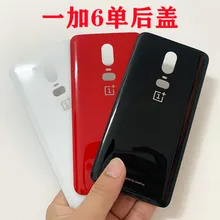 

for Oneplus 6 Rear Panel Back Glass Door Cover Replacement without Camera Glass Lens Frame Cover/Flash for Oneplus 6 A6000 A6003