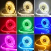 8MM COB Led Strip 5V with Motion Sensor Induction Night Light AAA Battery Powered Tape Warm Natural White Red Blue Green Yellow 2