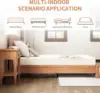 6 Mattress,  Certified Green Tea Memory Foam Mattress in a Box Fiberglass Free, Kids Mattress for Bunk Bed, 38"×75"×6", Beige 6