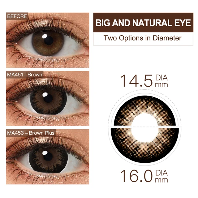 (08) Magister 16.0mm Supersize Lenses Myopia Color Contact Lenses for