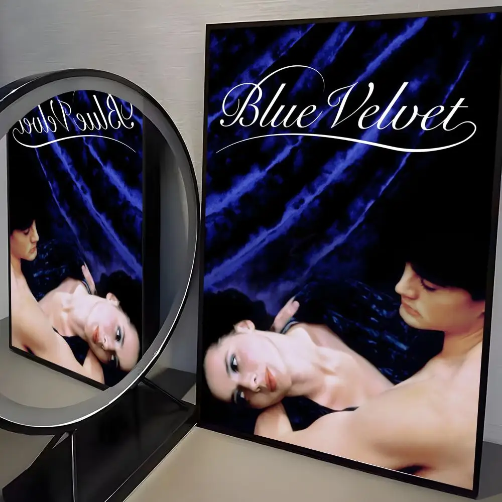 Premium Blue Velvet Movie Poster - HD Self-Adhesive Wall Decor for Home, Office, Dorm, and Bedroom - Perfect Gift Option