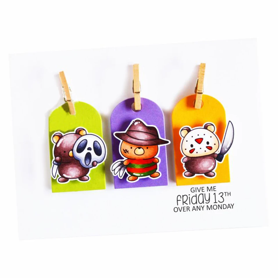 Set Di Timbri In Silicone E Fustelle In Acciaio Per Scrapbooking, Tema Cibo - 2
