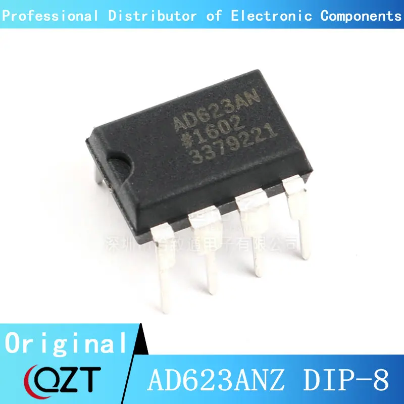 10pcs/lot AD623ANZ DIP AD623 AD623A AD623AN DIP-8 chip New spot 1pcs lot ad623 ad623an ad623anz dip8 instrumentation amplifier chip