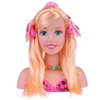 Fun Half Body Makeup Hairstyle Doll Mannequin Head Pretend Play Toys For Children Princess Dressing Learning Beautiful Girls Toy 2