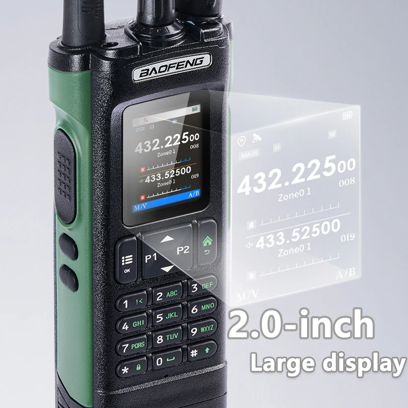 BAOFENG DM32 Walkie Talkie DMR GPS 10W DM-32UV Multi Band TDMR Dual Time Slot Wireless Copy Frequency Type-C AM/FM Two Way Radio 6