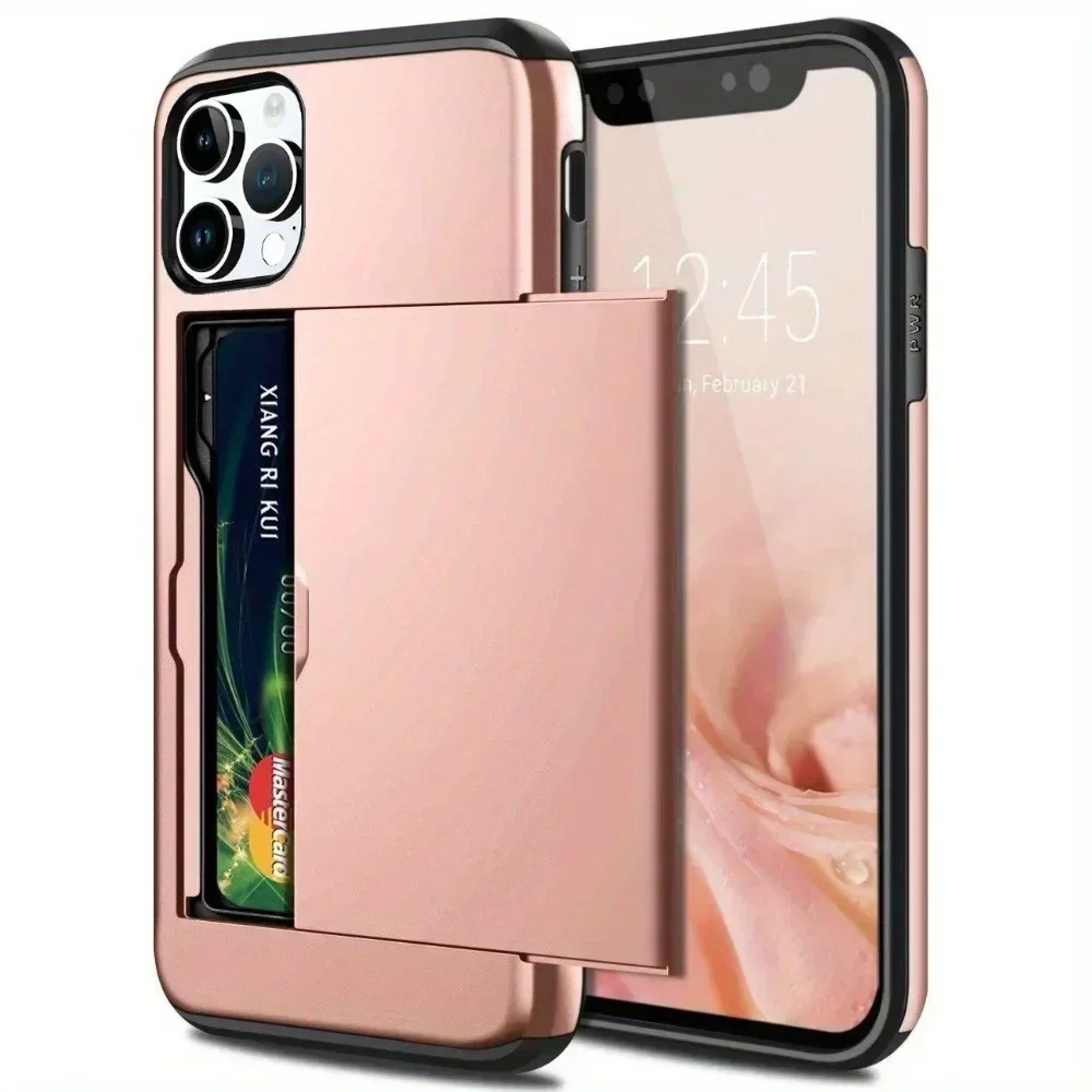 Sleek Cardholder Phone Case with Card Slots Cover