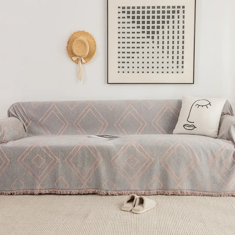 Fashion Luxury Blanket for Sofa Chenille Sofa Cover Blanket for Living