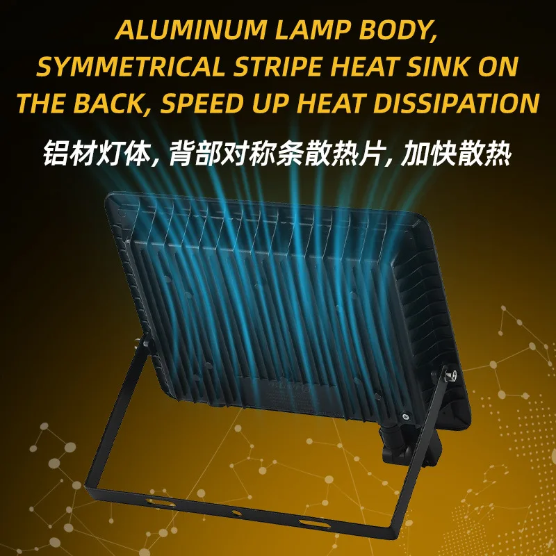 LED 투광등 PIR 모션 센서 화이트 IP66 AC220V 외부 프로젝터 스포트라이트 SMD2835 야외 조명 플로어 램프
