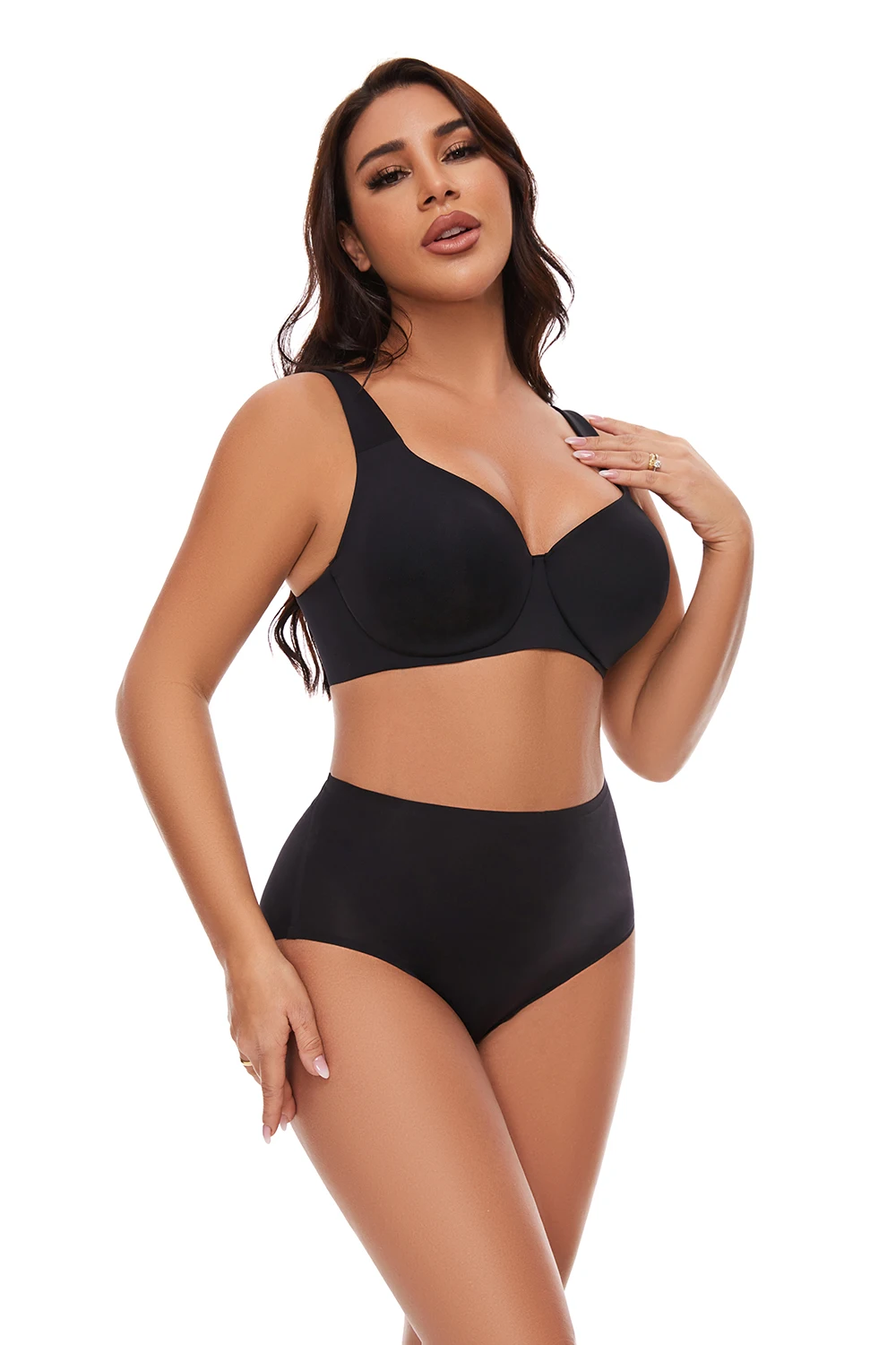 Plus Size Underwire Minimizer Bra - Seamless Full Coverage Comfort