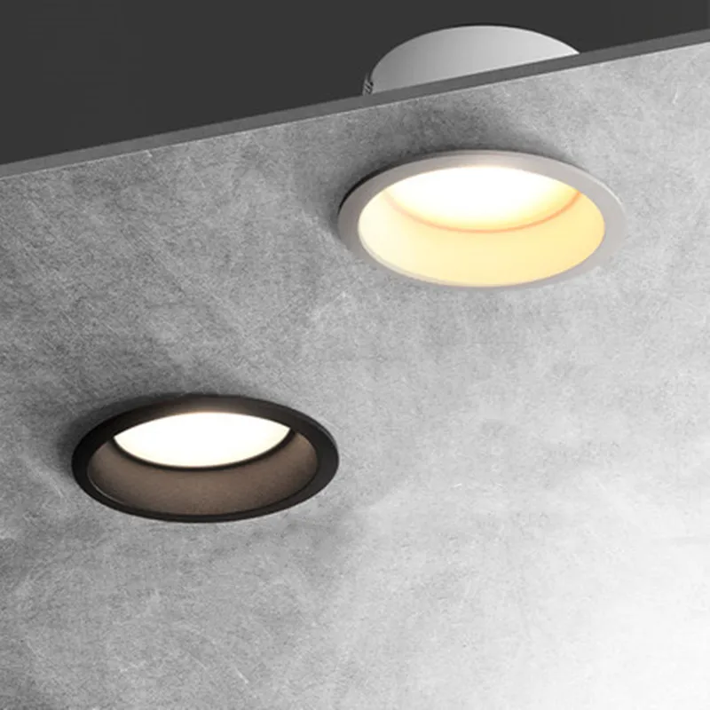 Beam Angle 60 Degree Recessed LED Downlight 24W20W/18W15W/12W9W7W Dimmable Deep Glare LED Ceiling Lamp Spot Light