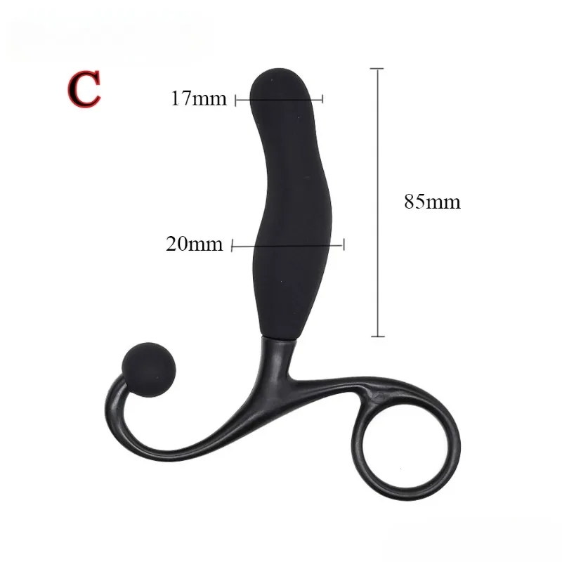 Silicone Anal Plugs Trainer Prostate Massage Butt Plugs Anal Sex Toys Small-Sized Anal Trainer Analdildo for Beginner 18+