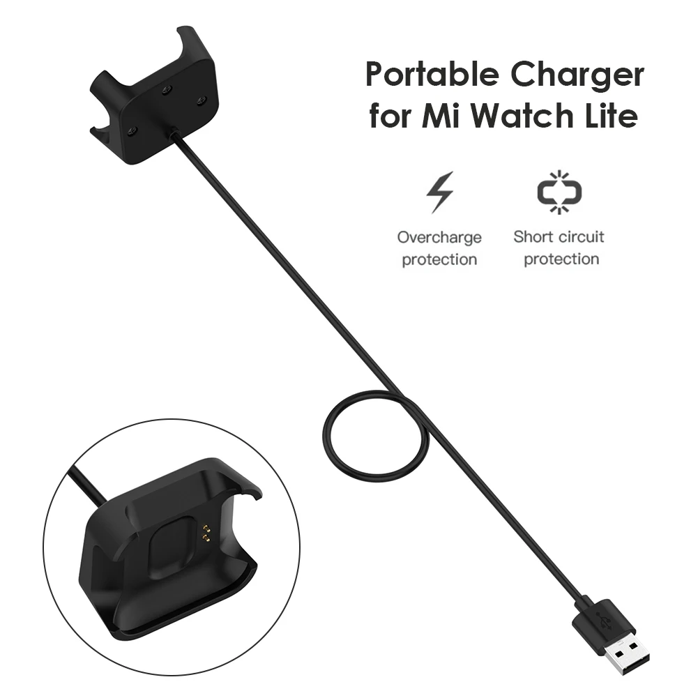 Smart Charging Cable Charge Base Station Charger for Xiaomi Mi Watch Lite Redmi Watch USB Charging Cable Cord Cradle Dock