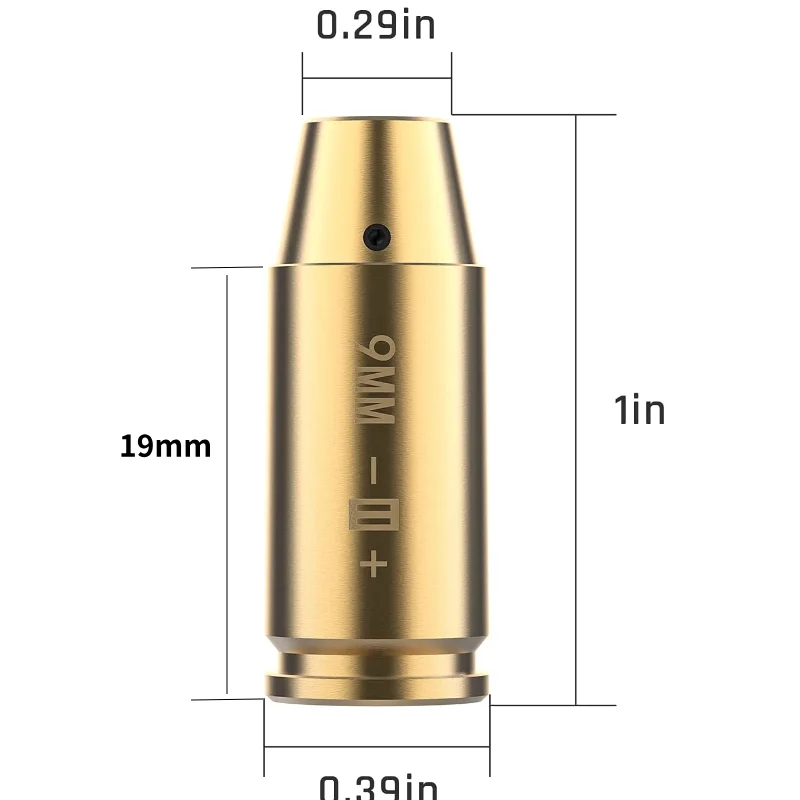 9mm Laser Boresighter 9mm Luger Boresighter 223 Laser Collimator 223REM Bore Sight