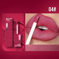 Velvet Satin Gloss Liquid Matte Lipstick - 6 Color Non-Stick, Waterproof, Long-Lasting (27948-04)