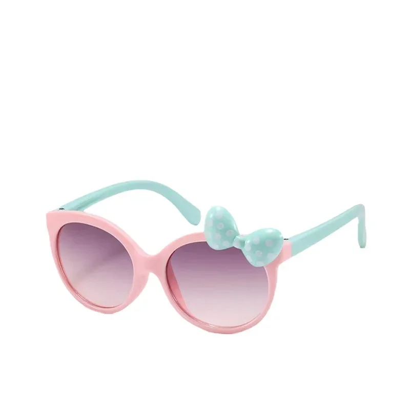 Children Sunglasses Kids Sunglasses for Climbing Outdoor Sports Accessories Girls Cartoon Bowknot