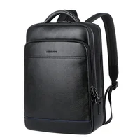 2024 Fashion Cow Genuine Leather Men Backpacks Real Natural Leather Student Backpack Boy Luxury Brand Large Computer Laptop Bag 1