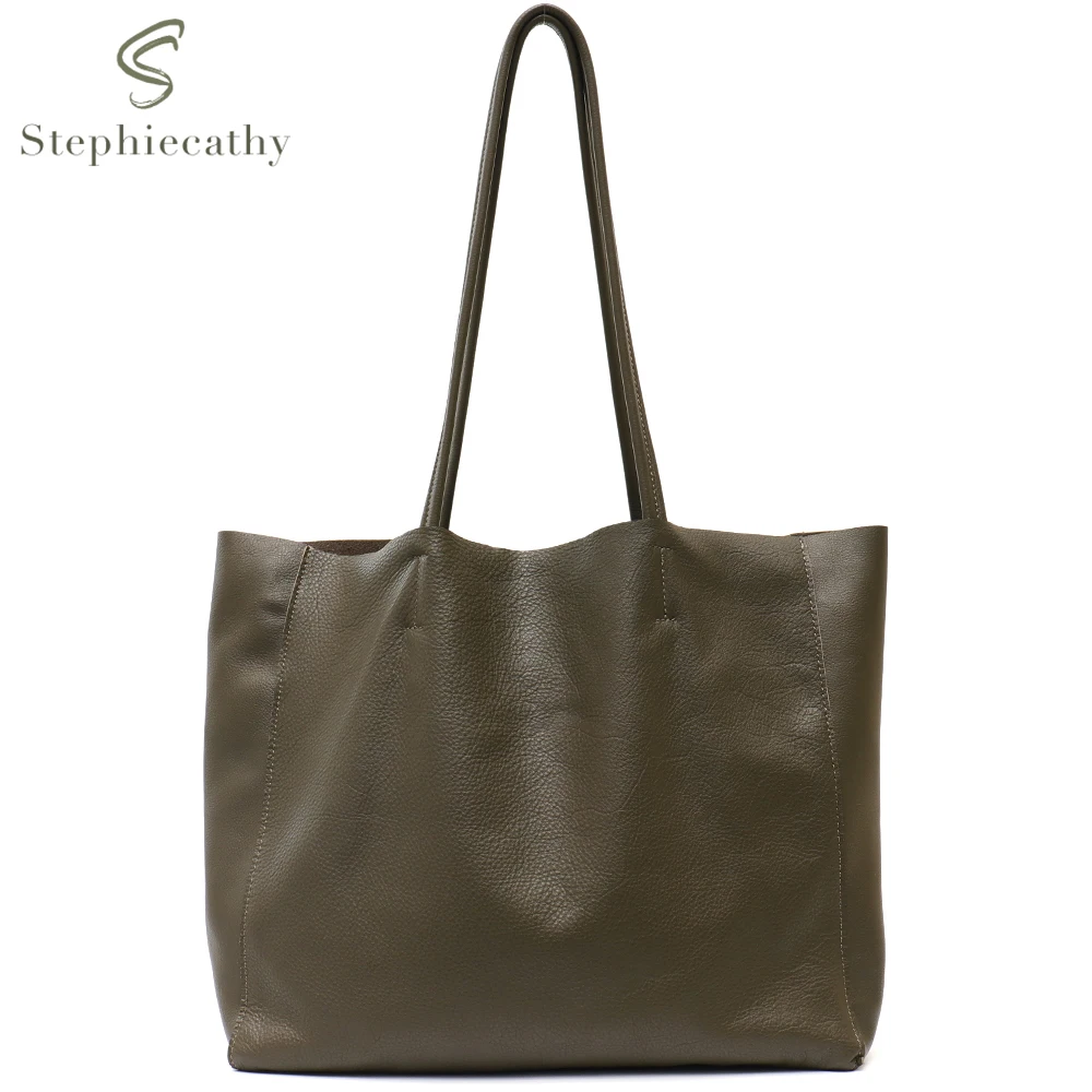 Vintage Women Tote Bag Large Capacity Shoulder Bag Soft Leather Top-handle  Bag Winter New Lady Handbag Shopping Tote Purse sac - AliExpress