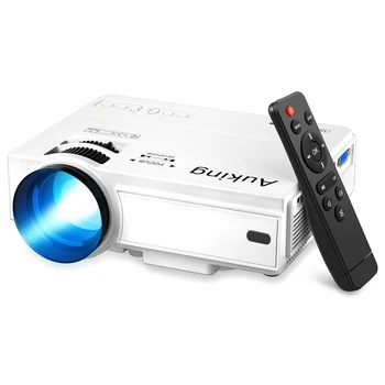 Auking mini projector 1080P full HD proyector 4k LCD home theater projector short throw projector 4k 1