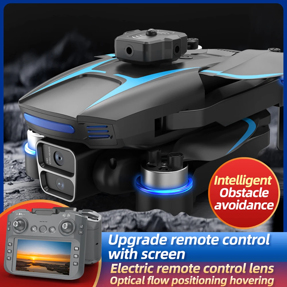 New LF666 Drone with Large Screen Professional Aerial Photography 8K Triple Camera Obstacle Avoidance Folding Brushless 5G Drone