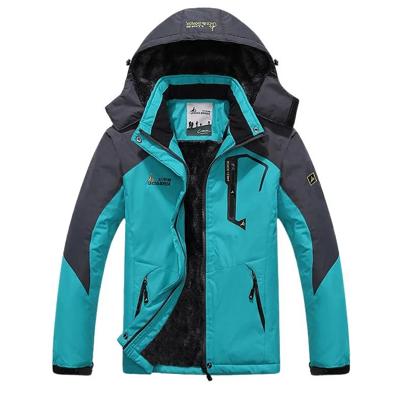 Ski Jacket Men Waterproof Fleece Snow Jacket Thermal Coat For Outdoor Mountain Skiing Snowboard Plus Size Snowboardcoat