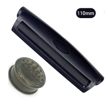 

110mm Weed Herb Rolling Paper Maker Manual Tobacco Roller Cone with Grinder Cigarette Machine for Smoking Accessories Men Gadget