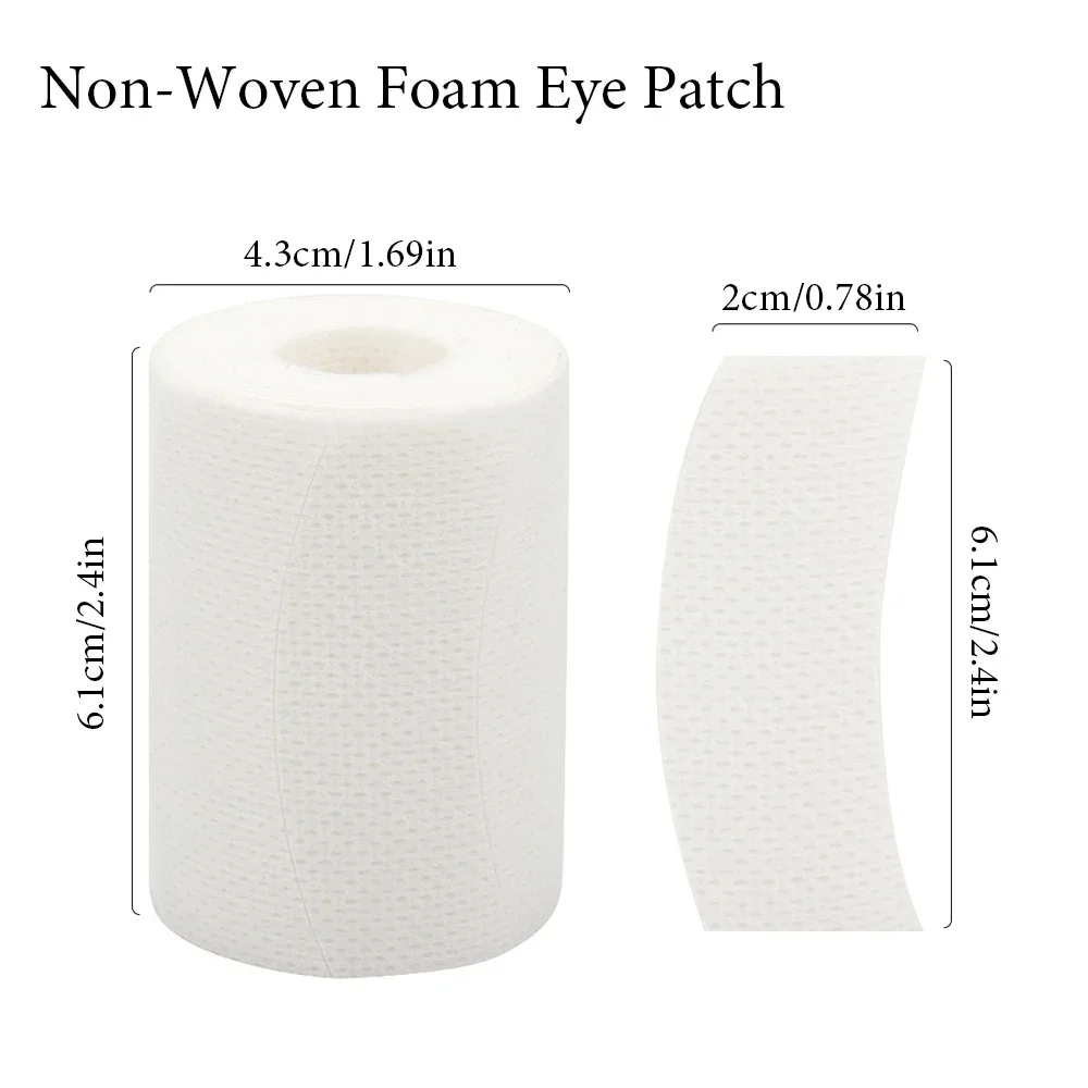 Eye Tape Pads for Eyelash Extensions - Adhesive Under Eye Patches for Makeup Application (110 Pieces)