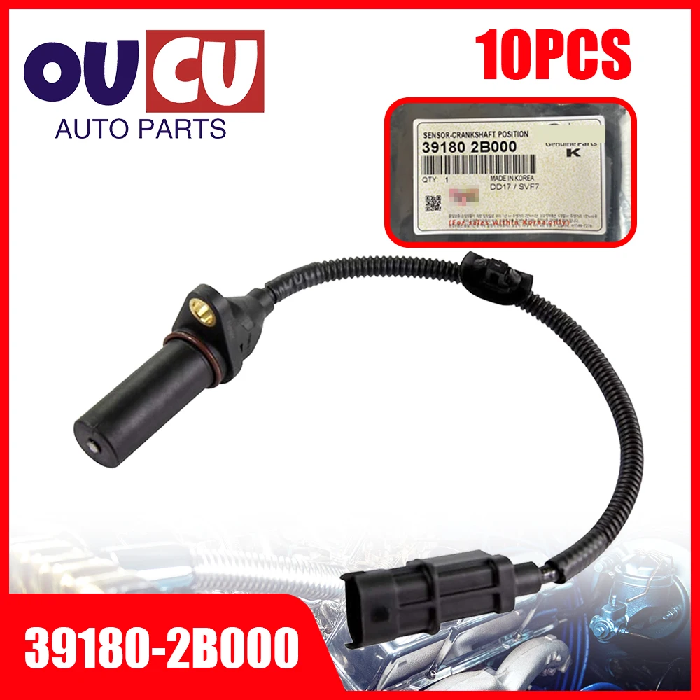 Crankshaft Position Sensor 10Pcs 391802B000 crankshaft position sensor For Elantra Sonata Santa fe For Optima Forte Rio 39180-2B000 39180 2B000