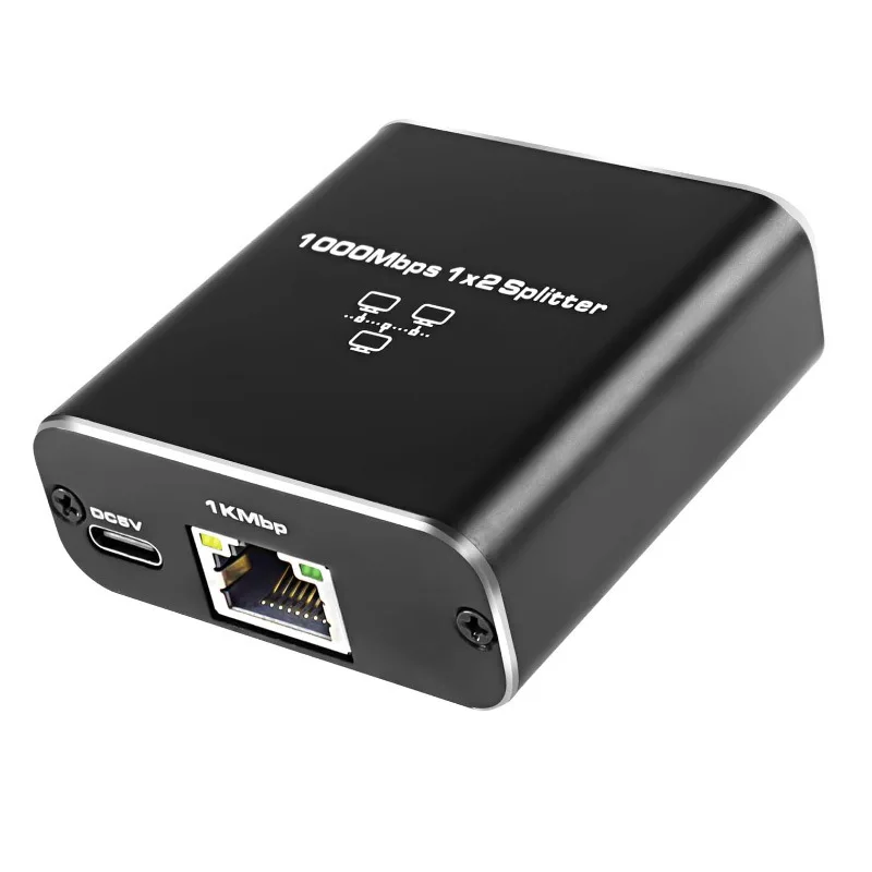 Gigabit Ethernet RJ45 Adapter & Splitter - High-Speed Network Extender