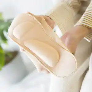 Женские стельки, 3D эластичные дышащие дезодорирующие стельки для бега, для невидимой обуви стелька-носок, подошва ортопедическая прокладка