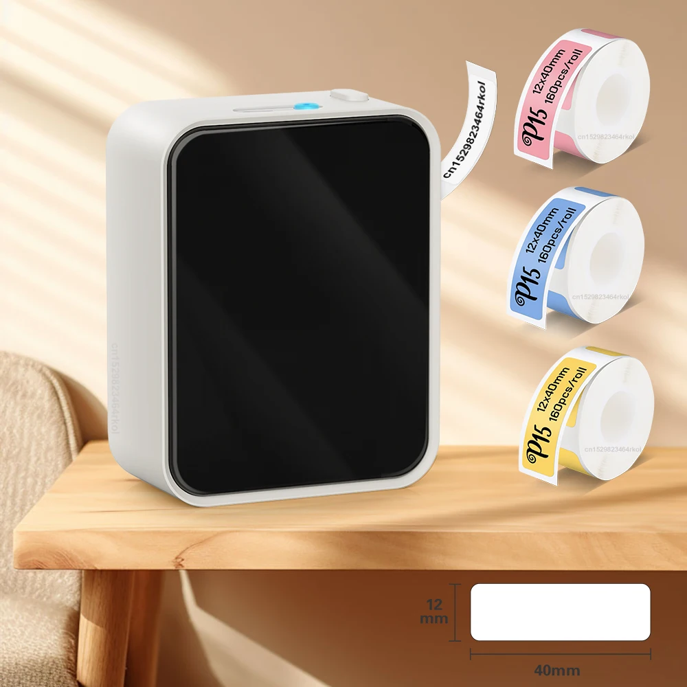 Portable Mini Bluetooth Thermal Label Printer - Inkless Wireless Labeling Machine