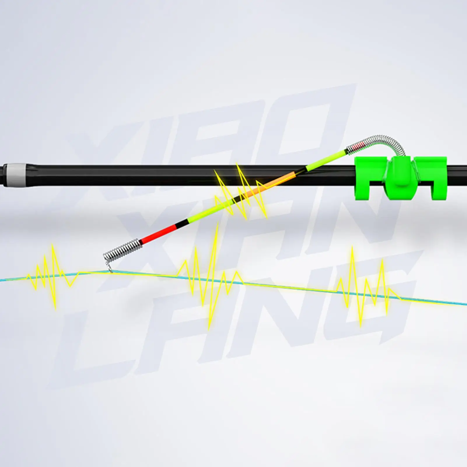 피쉬 바이트 알람 3개, 방수 기능이 있는 전문가용 정확한 남성용 낚시 알람, 루어 낚싯대, 민물/바닷물용