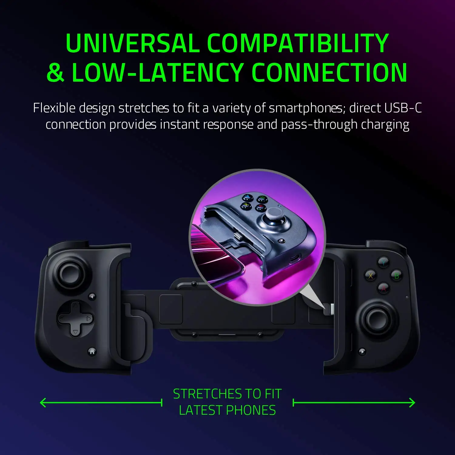 Razer-Kishi   Ʈѷ  е, ȵ̵  ios , USB н  ,  ȭ Ʈѷ ׸